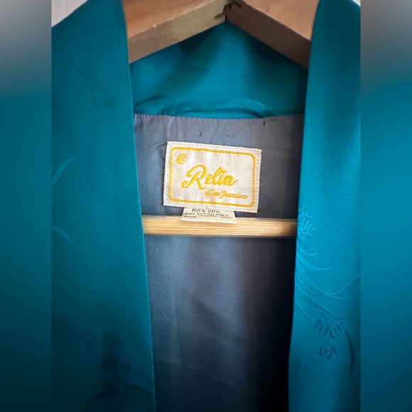 Vintage Silk Kimono Robe - Picture 3 of 3